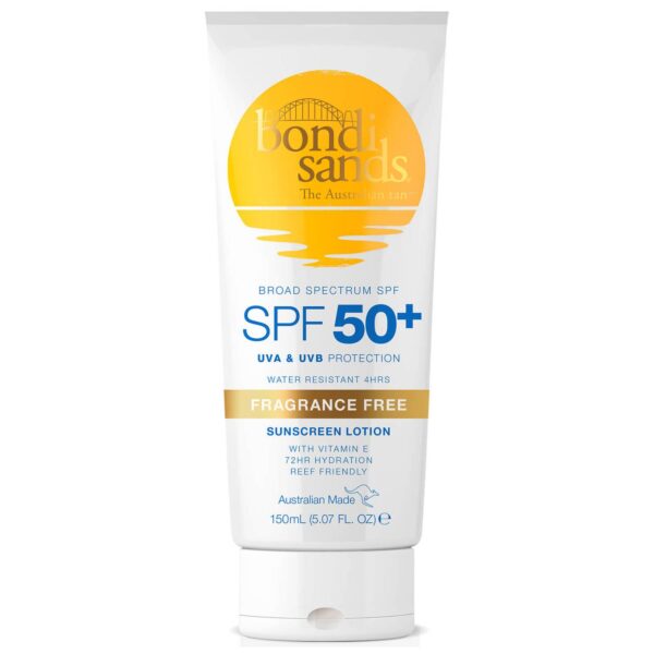 Bondi Sands SPF 50+ Fragrance Free Sunscreen Lotion 150ml
