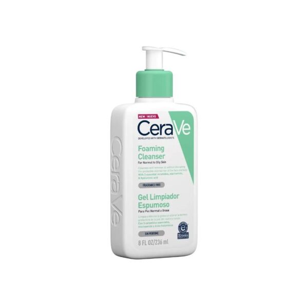 Cerave Foaming Cleanser For Normal To Oily Skin 236ml