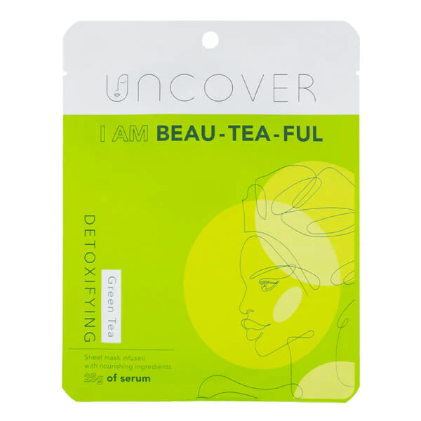 Uncover Sheet Mask: I am beau-tea-ful Green Tea