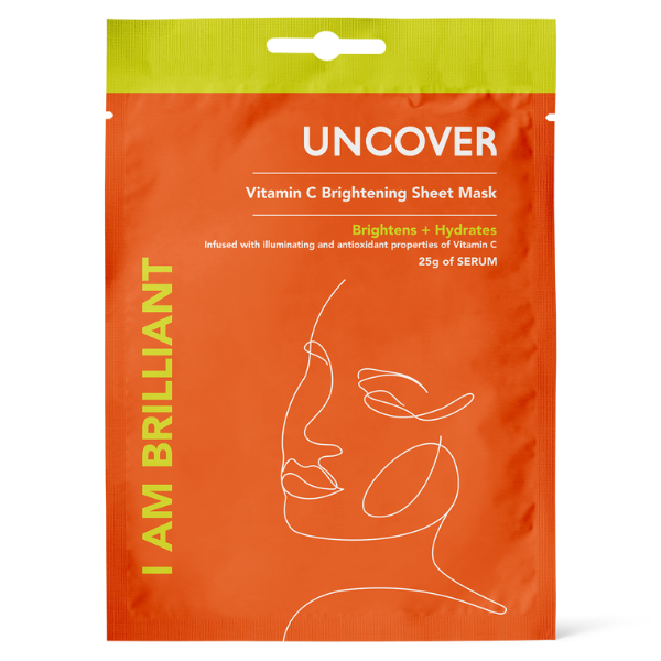 Uncover Sheet Mask: I am brilliant- Vitamin C