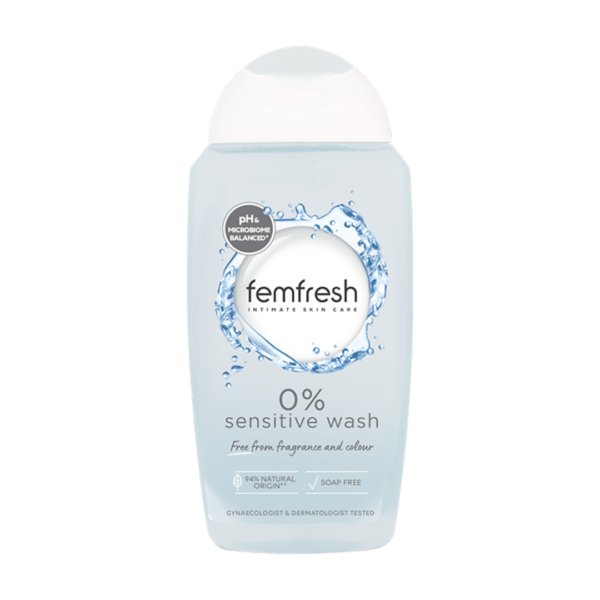 Order original Femfresh 0% Sensitive Intimate Wash – 250ml in lagos Nigeria