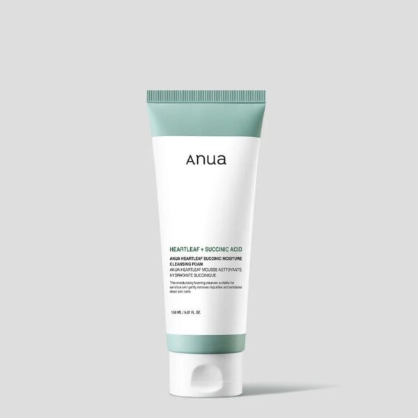 Order original Anua Heartleaf Succinic Moisture Cleansing Foam 150ml in lagos Nigeria