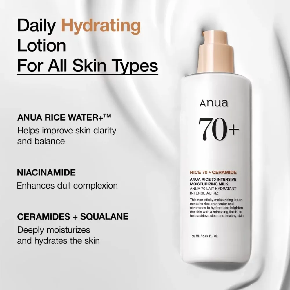Order original Anua Rice 70 Intensive Moisturizing Milk 150ml in lagos Nigeria