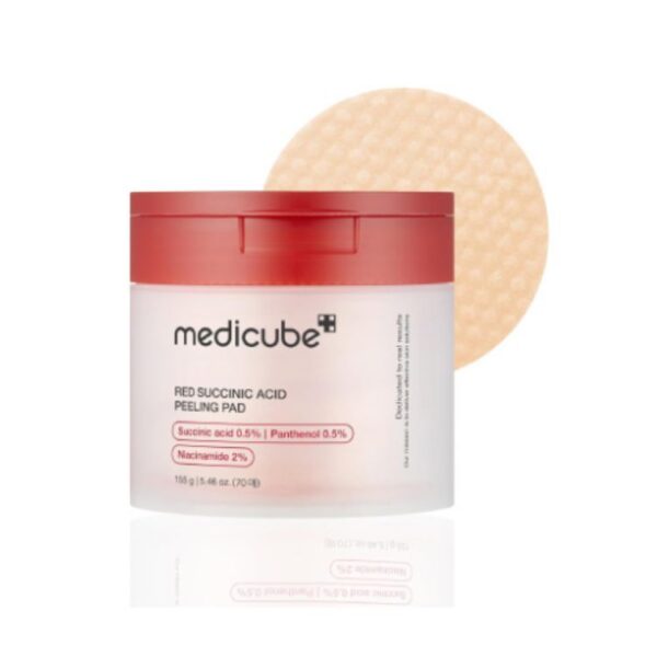 Order original Medicube Red Succinic Acid Peeling Pad (70pcs) in lagos Nigeria