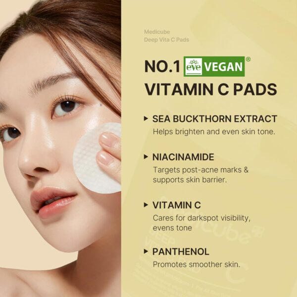 Order original Medicube Deep Vita C Pad 70 Pads in lagos Nigeria
