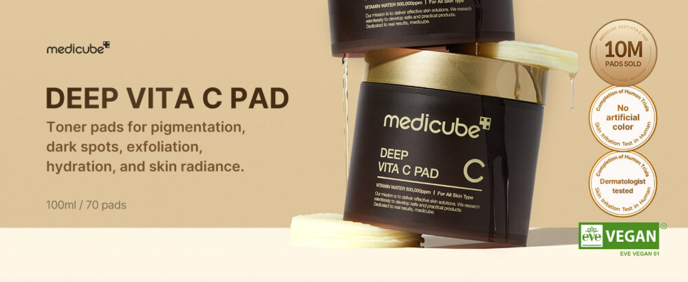 Order original Medicube Deep Vita C Pad 70 Pads in lagos Nigeria