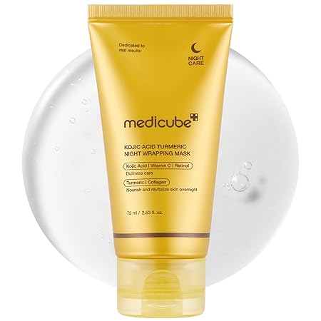 Order original Medicube Kojic Acid Tumeric Night Wrapping Mask 75ml in lagos Nigeria