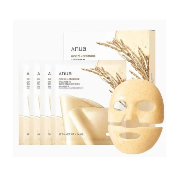 Order original Anua Rice 70 Glow Collagen Face Mask – 38g 1Piece in lagos Nigeria