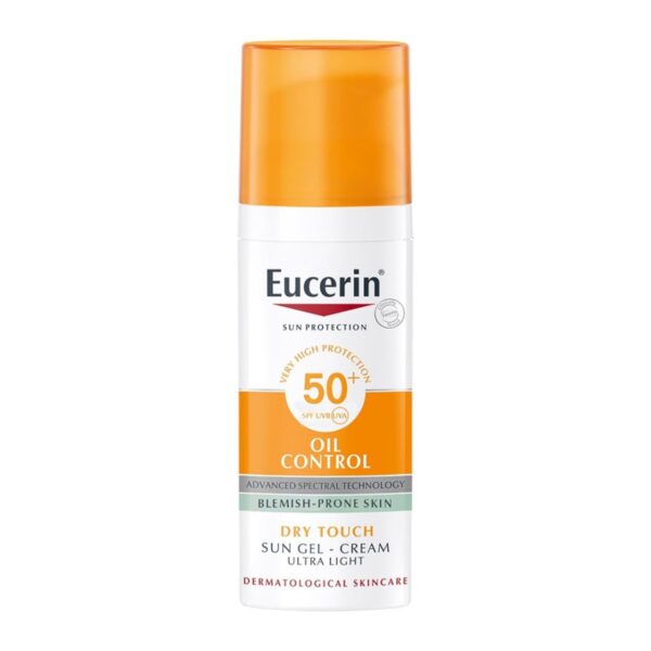 Order original Eucerin Oil Control Sun Gel - Cream SPF50+ 50ml in lagos Nigeria