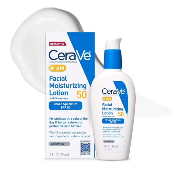 Order original CeraVe AM Facial Moisturizing Lotion SPF 50 89ml in lagos Nigeria