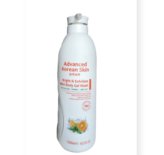 Order original Advanced Korean Skin Bright & Exfoliate Body Gel Wash 1200ml in lagos Nigeria