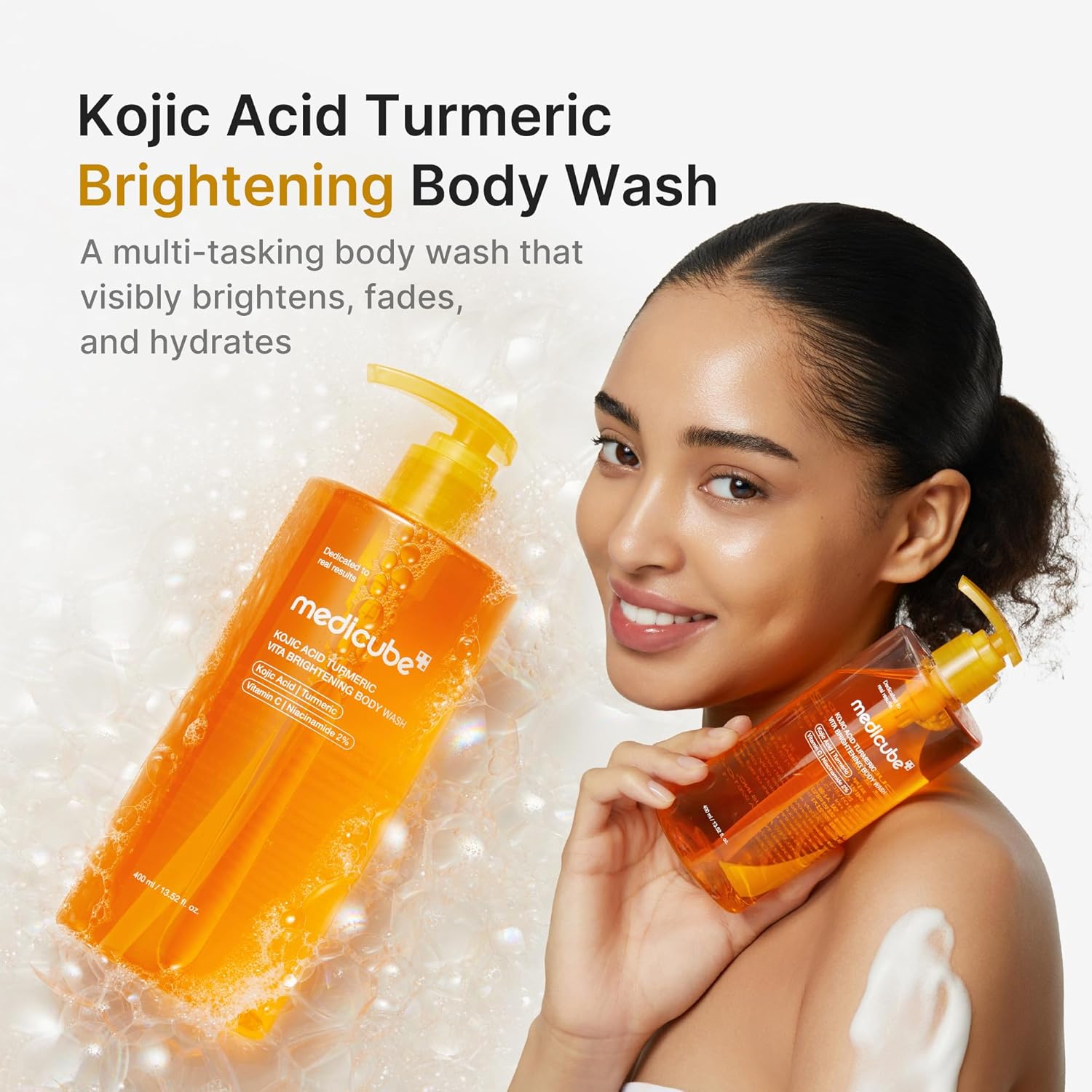 Order original Medicube Kojic Acid Turmeric Brightening Body Wash in lagos Nigeria