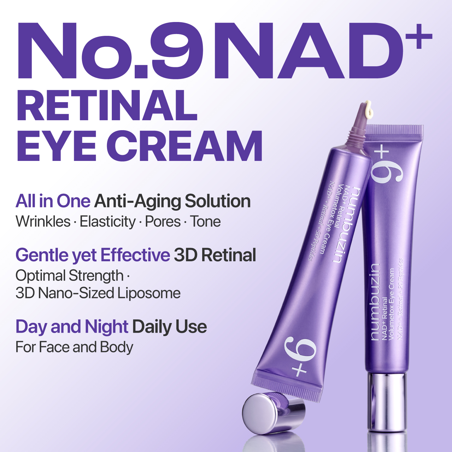 Order original Numbuzin No.9 NAD Retinal Volumetox Eye Cream 20ml (Tube) in lagos Nigeria