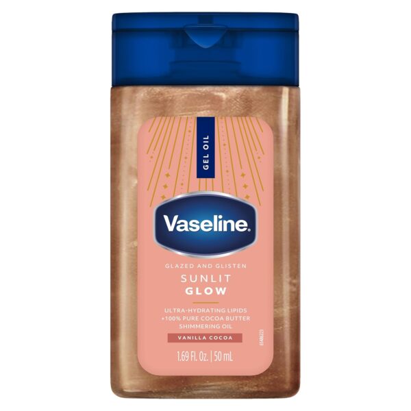 Order original Vaseline Sunlit Glow Body Shimmer Gel Oil Travel Size - 50ml in lagos Nigeria