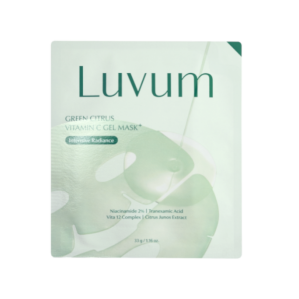 Order original Luvum Green Citrus Vitamin C Gel Mask – 33g (1 Sheet) in lagos Nigeria