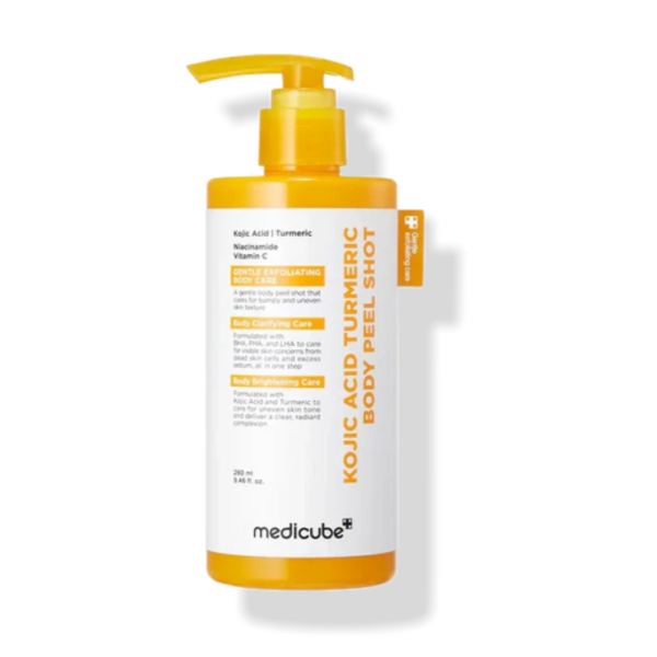 Order original Medicube Kojic Acid Turmeric Body Peel Shot – 280ml in lagos Nigeria