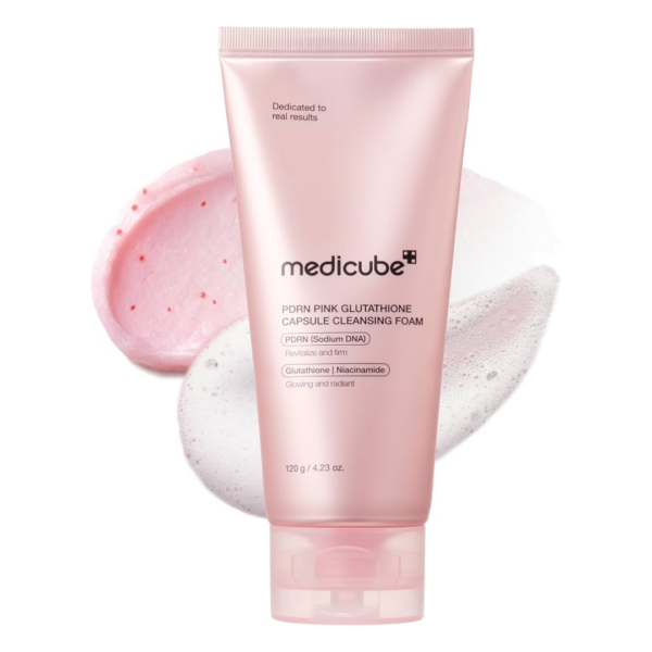 Order original Medicube PDRN Pink Glutathione Capsule Cleansing Foam – 120g in lagos Nigeria